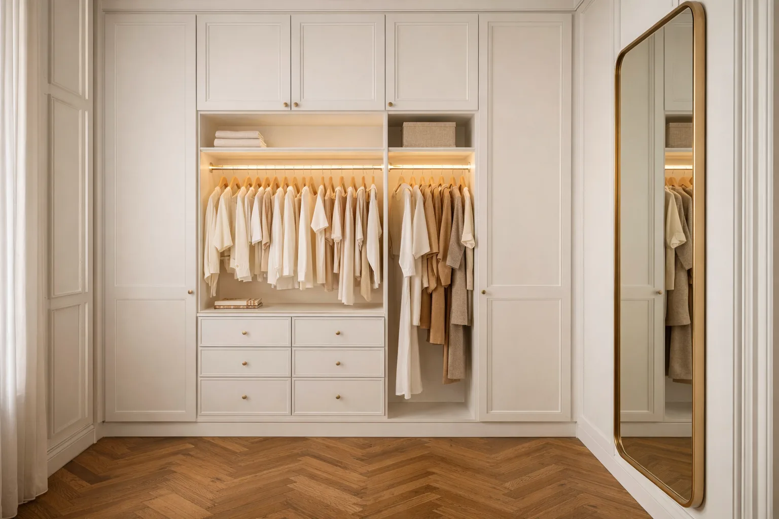 Comment aménager un dressing : guide complet pour optimiser chaque centimètre