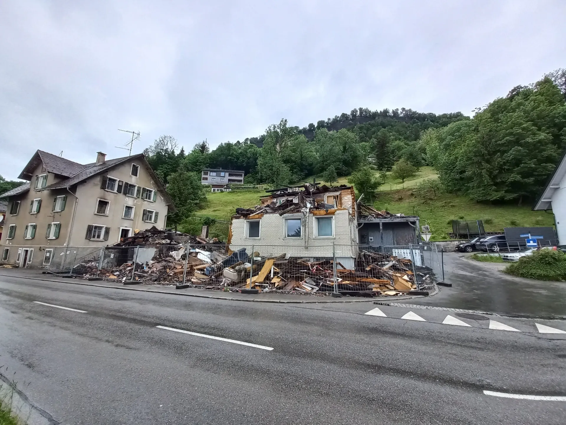 Bâtiment endommagé par un sinistre incendie assurance habitation