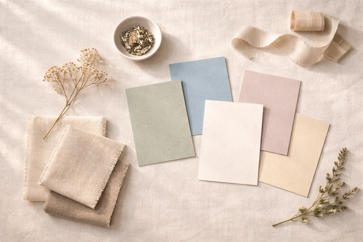 Chambre adulte couleur bleu poudre vert sauge apaisante