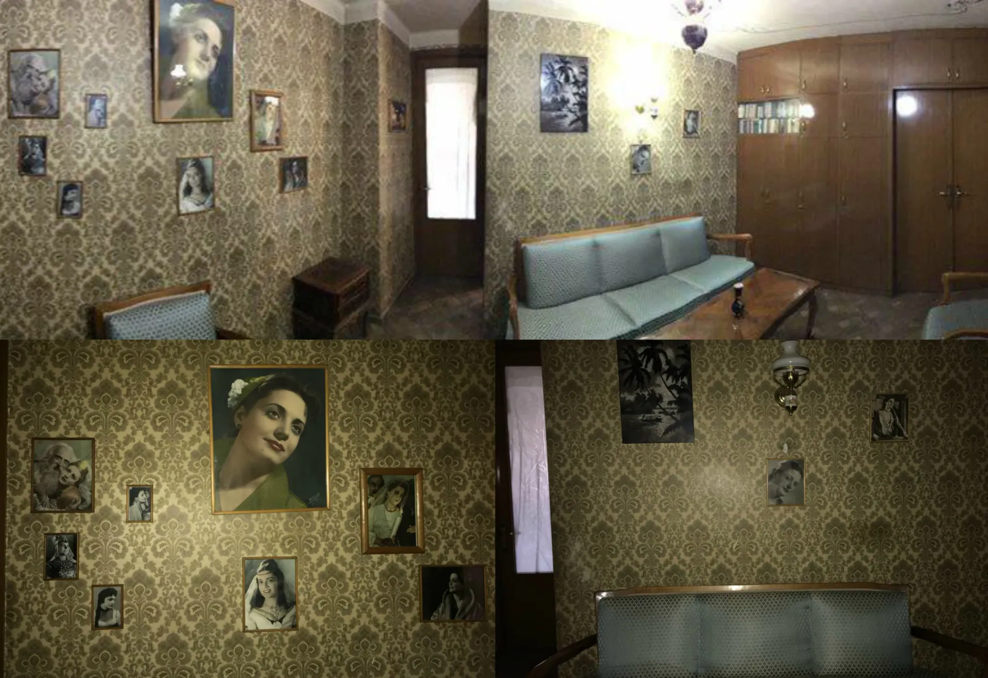 Salon d'un appartement loué avec mobilier moderne