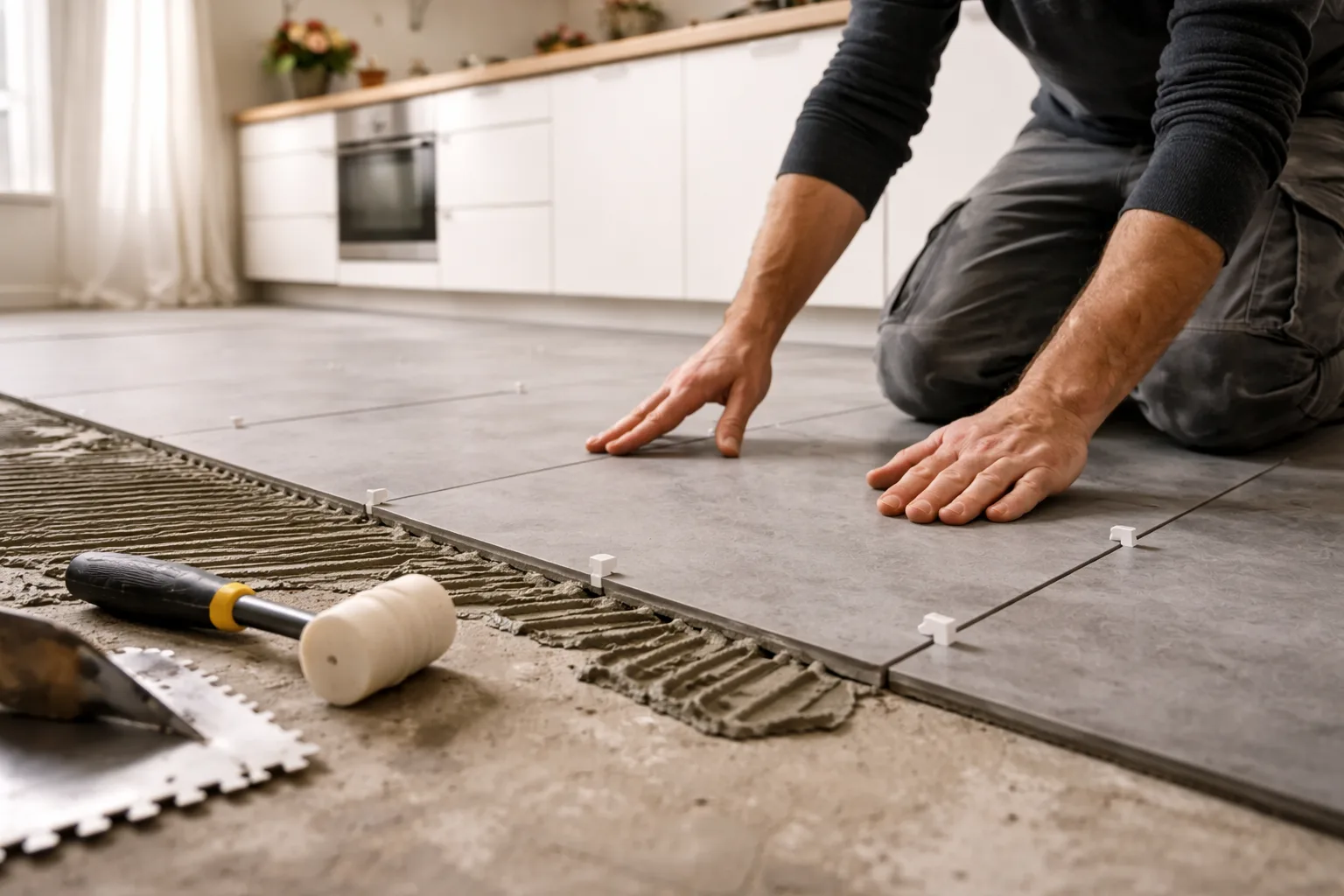 Prix pose carrelage au m² en 2025 : tarifs et conseils pour bien budgéter